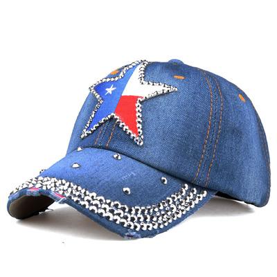 Colorful Diamond-studded Summer Baseball Cap Travel Sun Hat Peaked Cap Hip Hop Hat Mesh Sun Hat