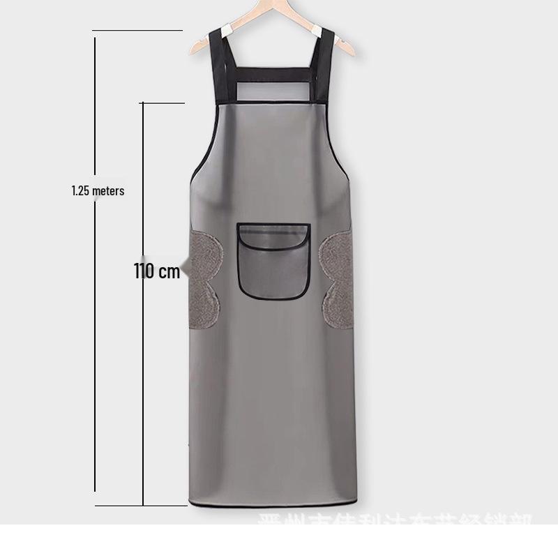 Waterproof Oil Apron - Adult Size for Kitchen, Seafood Cooking, Dishwashing, and Restaurant Work