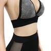 C3645 Fashion European & American Nightclub Skirt: Hot Drilling, Cross Straps, Backless Two-Piece Set