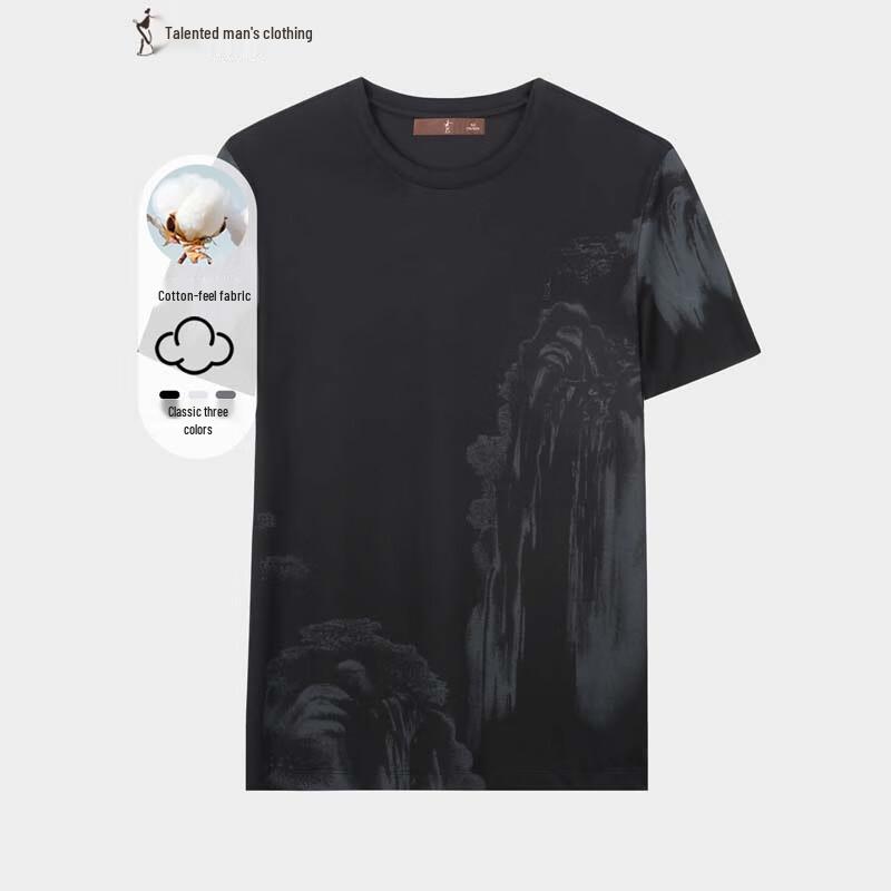 TRIES Men s Summer Cooling Short Sleeve Round Neck Shirt 50 2490₽