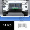 For ZEEKR 9X 2025 2026 Auto Parts Car Front Grille Insect Proof Net Radiator Condenser Protective Cover Accessories