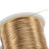 1Roll No Fade Copper Beading Wire Shapable Tarnish-Resistant Wire for DIY Bracelet Earrings Jewelry Making Craft Wholesale