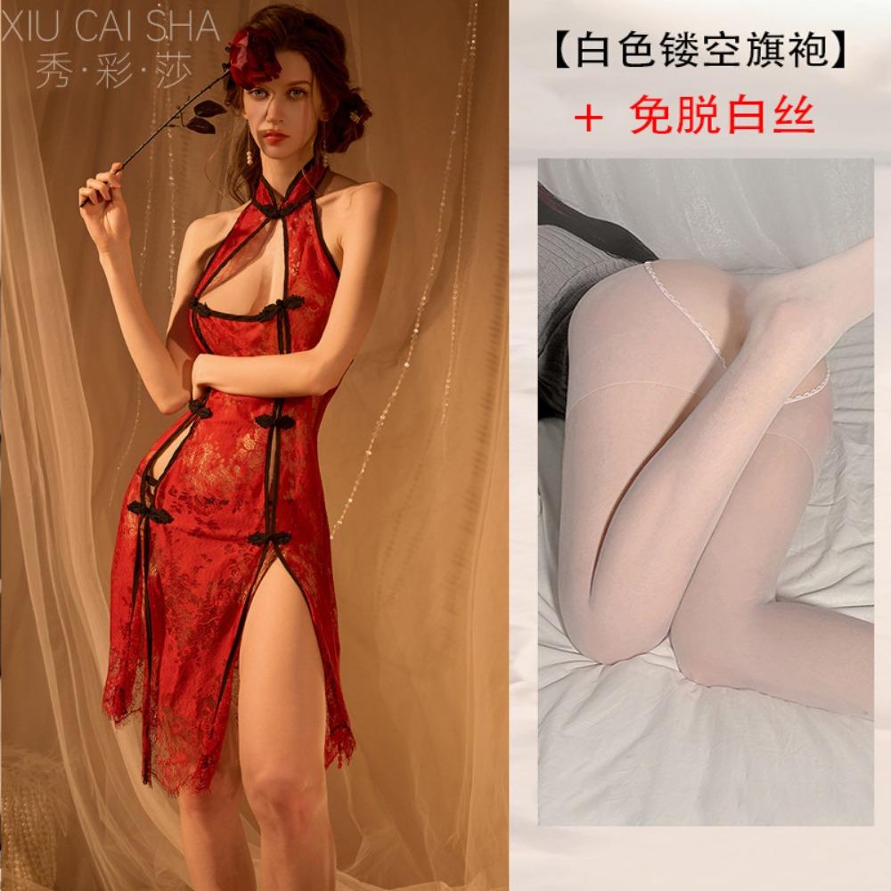 Sexy Lace Pajamas Free Sex Underwear Passion Qqny Uniform Pure Desire Temptation Bed Robe Nightdress Supplies