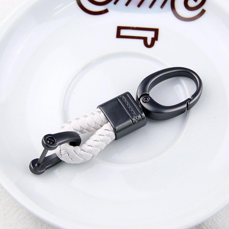Braided Rope Sub-Gun Printing Keychain Men'S And Women'S Waist Hanging Big Head Chain General Car Key Bag Accessories
