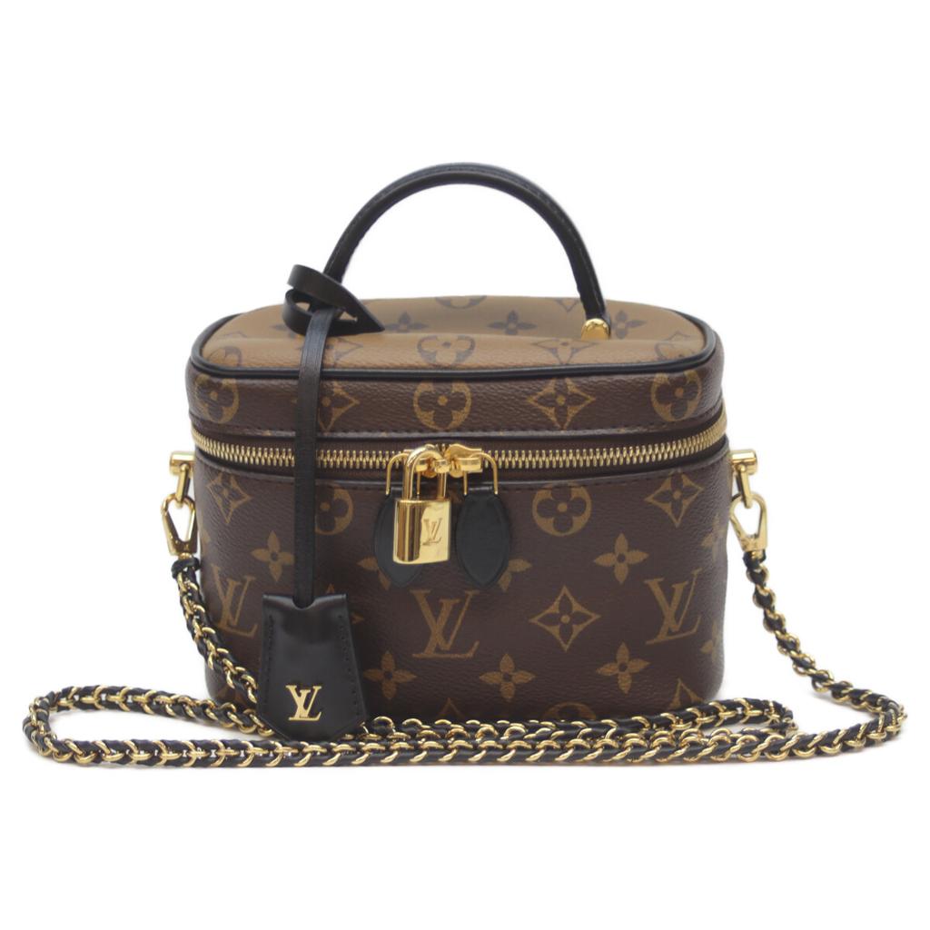 LOUIS VUITTON 20 years M45165 Monogram Reverse Vanity NV PM Shoulder bag Brown / BlackUsed