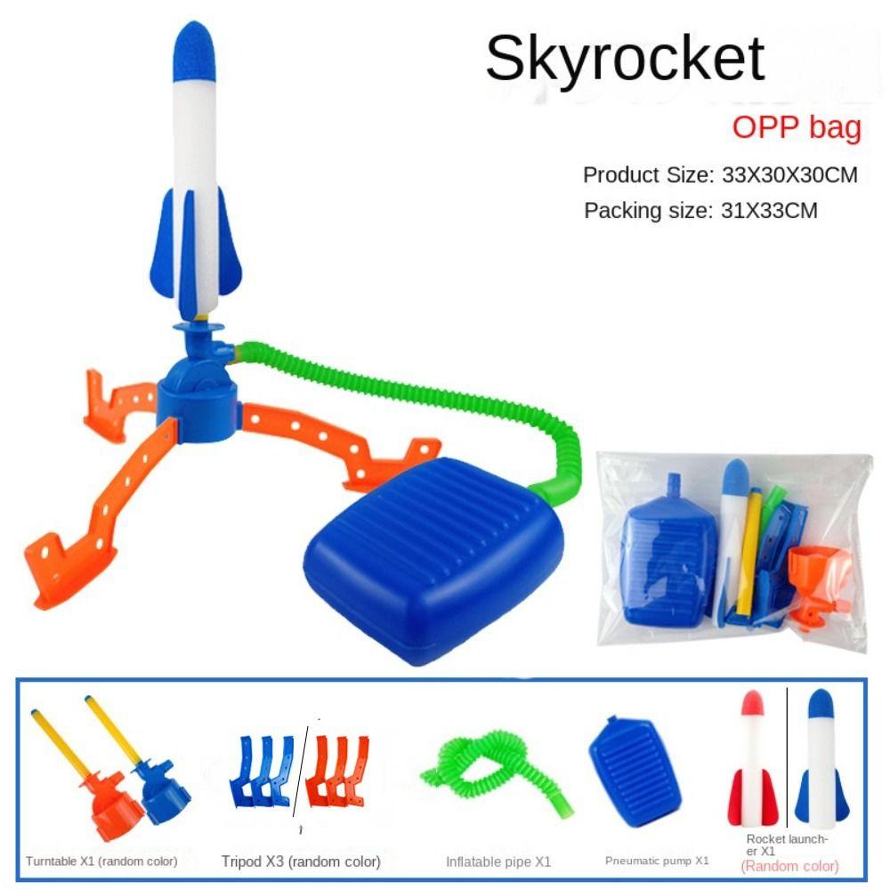 Sports Toys Foot Pump Launcher Toys Foot Pedal Launcher Soaring Rocket Pressed Rocket Launchers