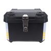 Motorcycle Top Case 45L Large Capacity Stainless Steel Motorcycle Trunk Waterproofing Detachable Luggage Storage Case