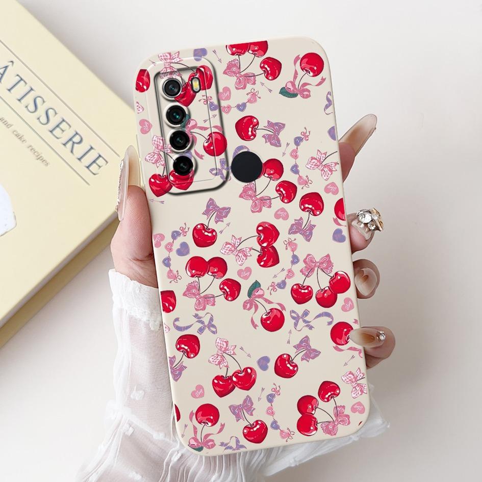 For Xiaomi Redmi Note 8 Case Luxury Flower Cactus Soft Silicone Camera Protection Cover For Redmi Note 8T Coque Note8 Phone Case