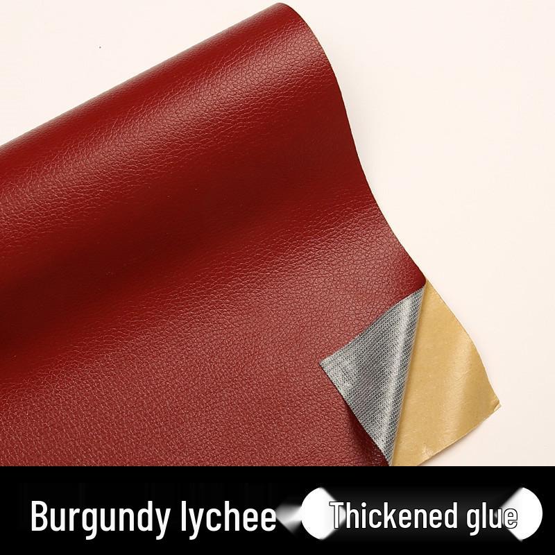 Self-Adhesive Lychee Pattern Leather Repair Patch for Sofa and Car Interior