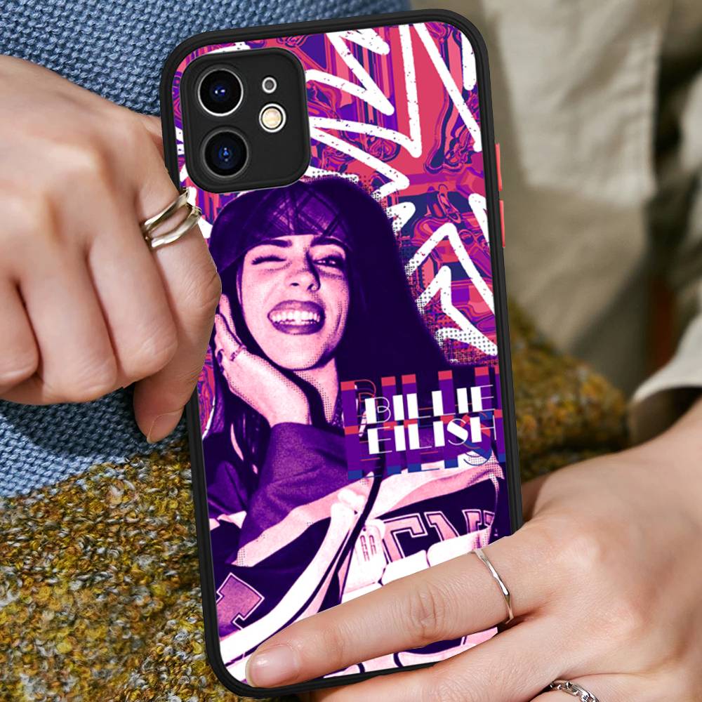 Pop Singer B-Billie Matte Protective Case For IPhone 16 15 14 13 12 11 Pro Max X XS MAX Protection Case
