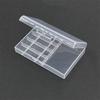 1Pcs Universal Aa Battery Storage Box Transparent Plastic Battery And 4-In-1 Charging Cable Organizer Case