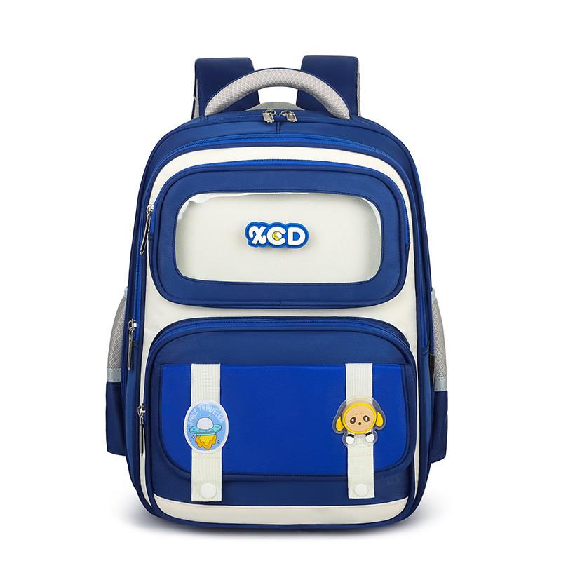 

Eyecatching And Colorful School Backpack For Boys And Girls With Design Supportive SkyBlue Navy