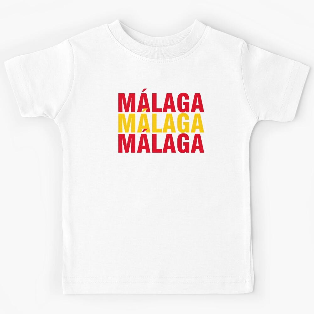 Malaga with colores of Spain Kids T-Shirt 100