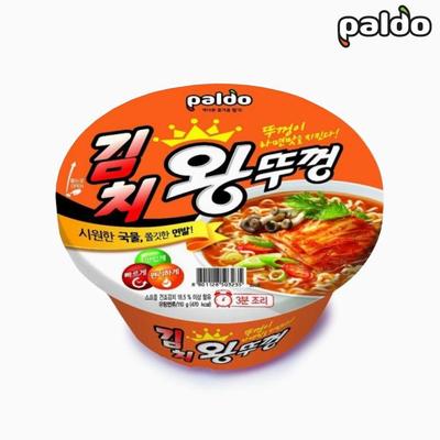 Paldo Kimchi Wang Tukong Ramen In Cup 110g (3 Different Quantities)