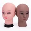 Bald Mannequin Head Beige And Dark Brown Female Wig Head Without Hair Cosmetology Practice Training Manikin Head For Wig Display