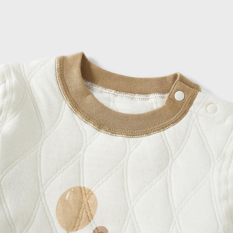 Tongtai Baby Autumn/Winter Thermal Pajama Set