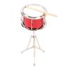 Miniature Drum Model Musical Instrument Accessories Music Room Decor Wood Metal Tiny Drum Model with