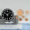 Modern Minimalist Acrylic Wall Clock Ornament with Silent Mechanism And Unique Rattan Woven Art for