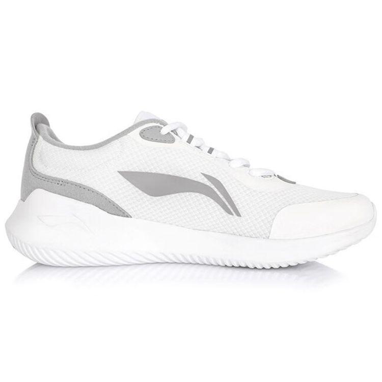 Li-Ning Lightweight Low-Top Running Shoes Women sneaker White Gray AGLS134-2