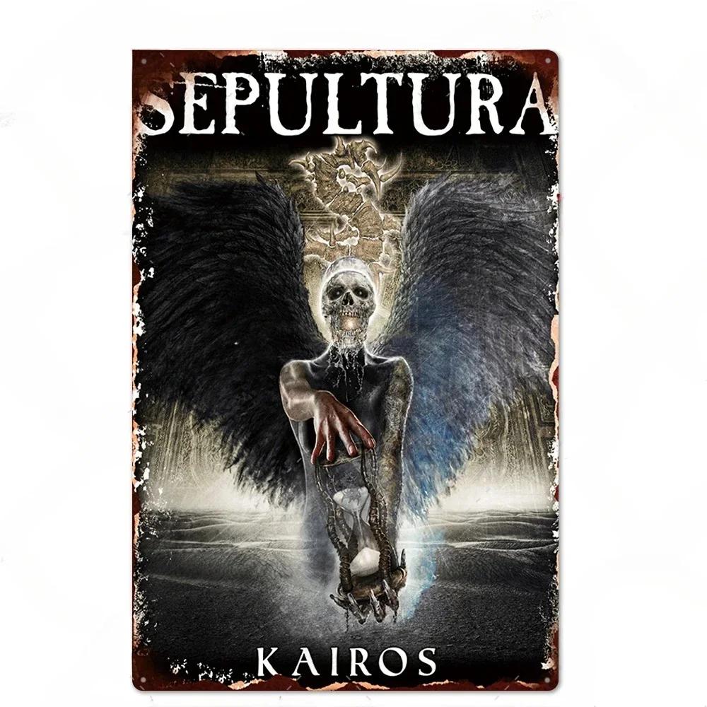 Rock Band Posters Decor Metal Signs Vintage Metal Tin Sign Plaque Metal Wall Plate Bar Club