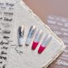 Tomoni Minimalist Floral & Letter Nail Stickers - Thin, Tough, Trendy Nail Art Decorations