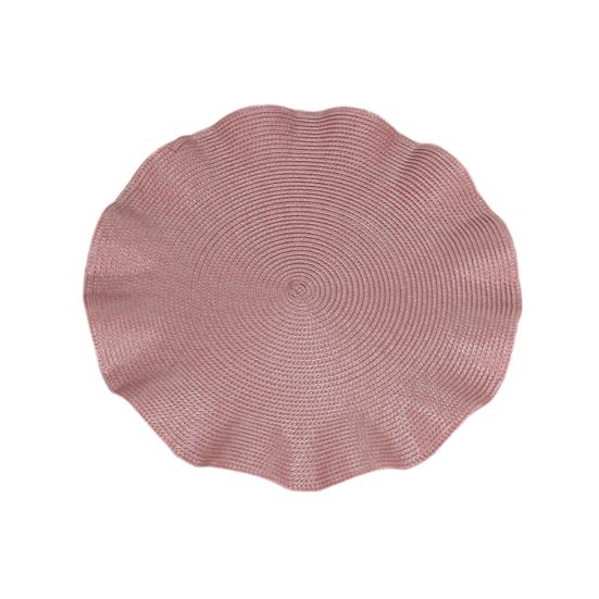 Handwoven Round Placemat Waterproof Heat-Resistant Table Mat for Dining Non-Slip Rustic Kitchen Decor for Home Restaurant