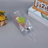 2pcs Clear Gift Bags with Handle Ice Wine Bag Treat Bags Portable Collapsible Clear Wine Pouch Reusable Party Favor Bags Plastics Gift Bags
