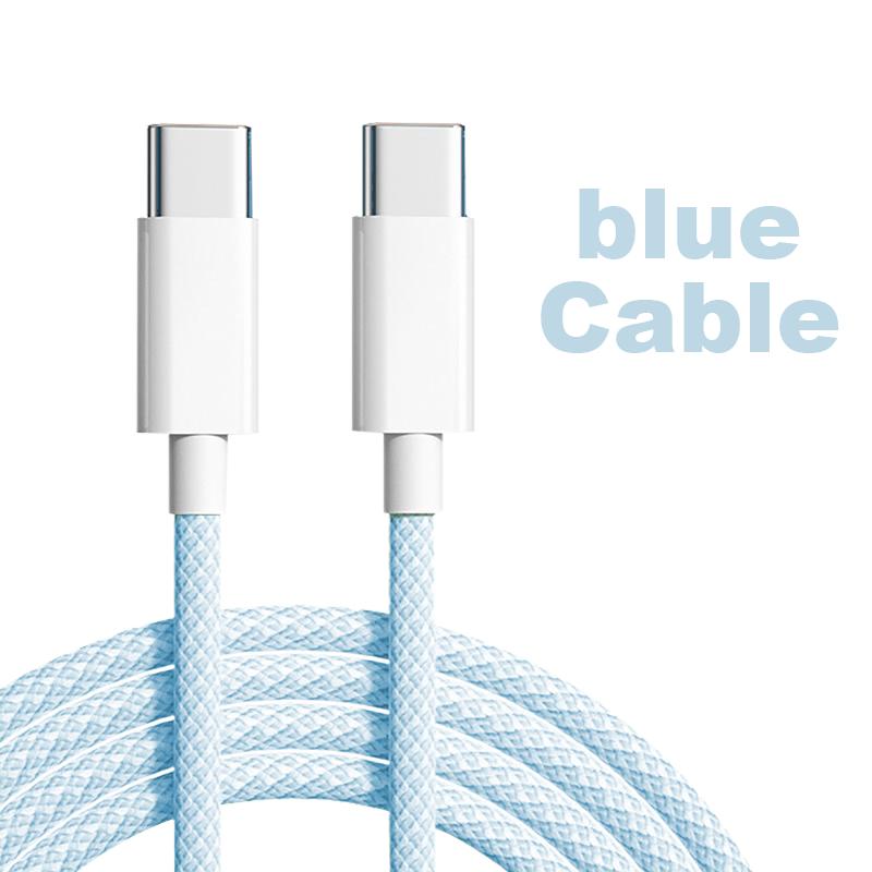 Cablu de încărcare rapid USB-C original pentru Apple iPhone15ProMax 15Pro 15Puls PD 60W USB-C țesut Accesorii pentru linia de date de încărcare pentru iPhone 15 Cap încărcător
