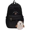 Schoolbag1011 new schoolbag female Korean version junior high school girls high school students large capacity backpack Mori simple solid color 