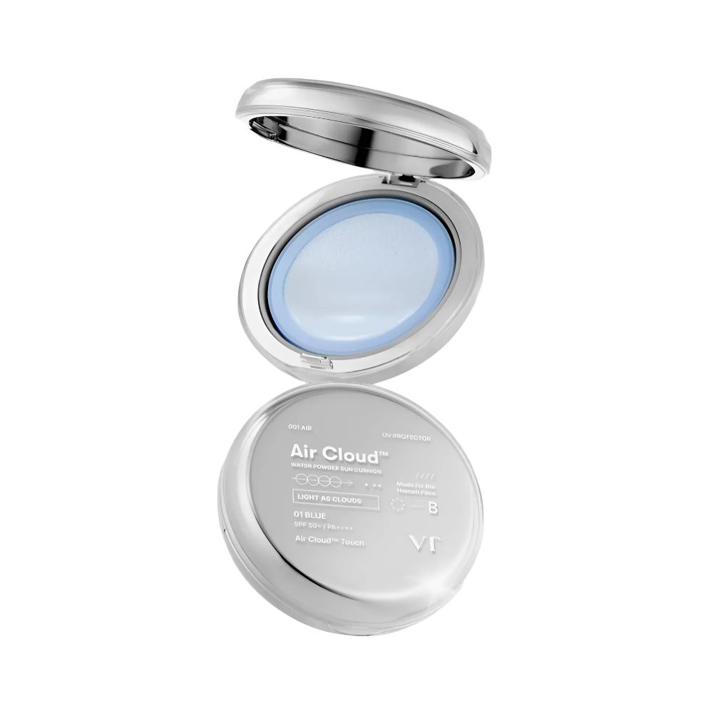 VT Cosmetics Air Cloud Water Powder Sun Cushion 12 г для воздушного размытия и контроля жирности, защита от солнца