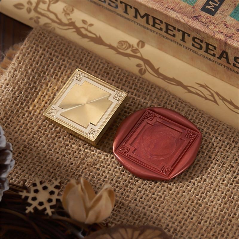 Série Fotorámečků s pečetním razítkem Voskové pečetidlo Mosazná hlava pečetidla pro svatební oznámení Karty Scrapbooking Dekorace