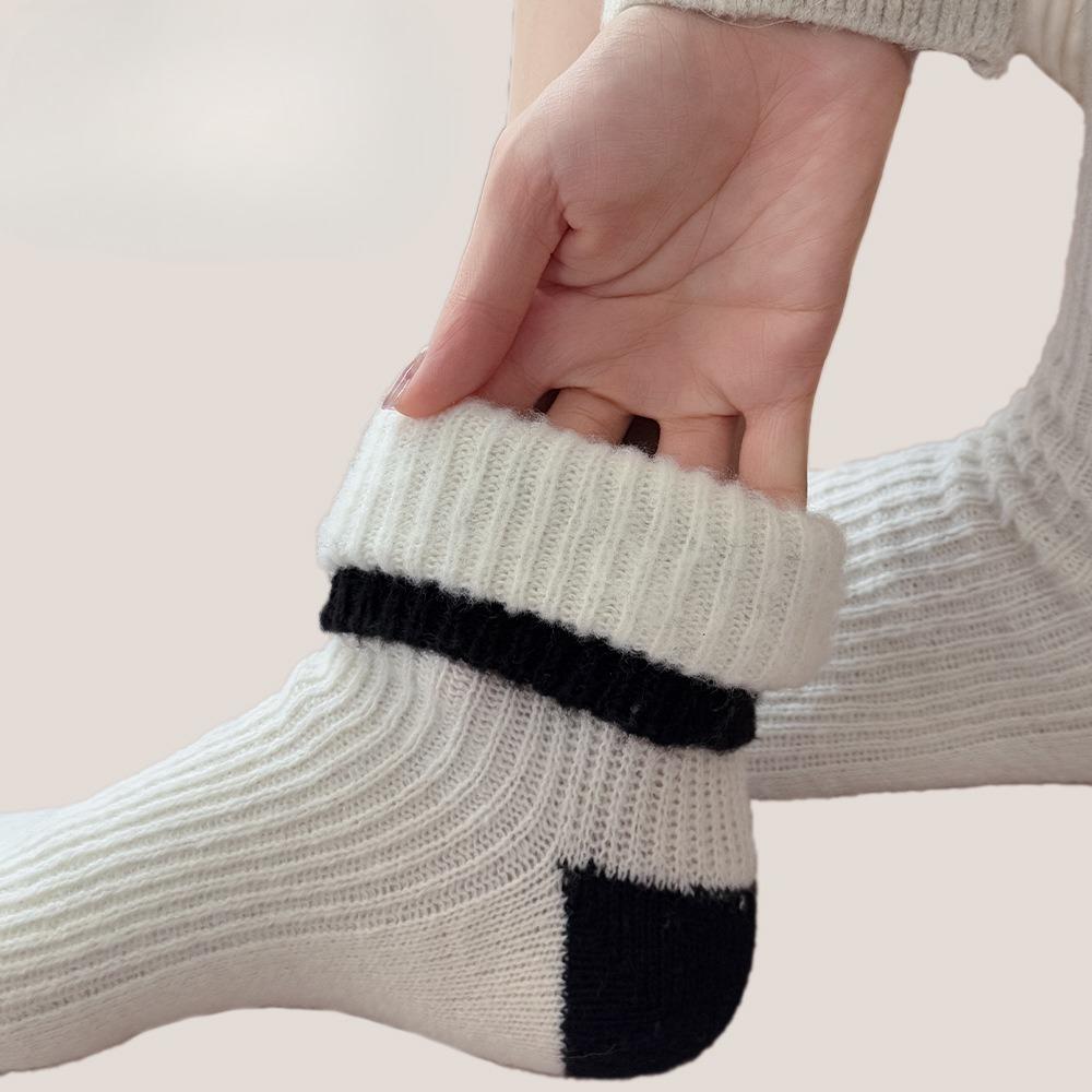 Thick Socks for Women's Autumn and Winter, Versatile High Thigh-high Socks, Women's Pile Socks, Warm Thick Long Socks