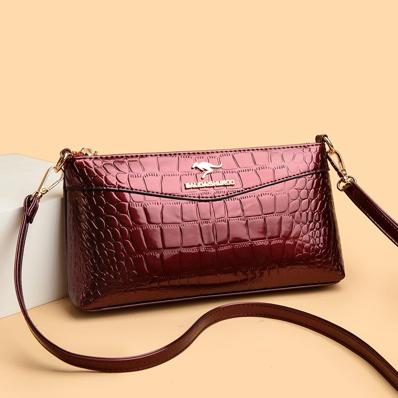 Crocodile Pattern Large Capacity Luxury High Quality Soft Durable Fashion Exquisite Lightweight Commuting Outdoor Crossbody Bag Shoulder Bag