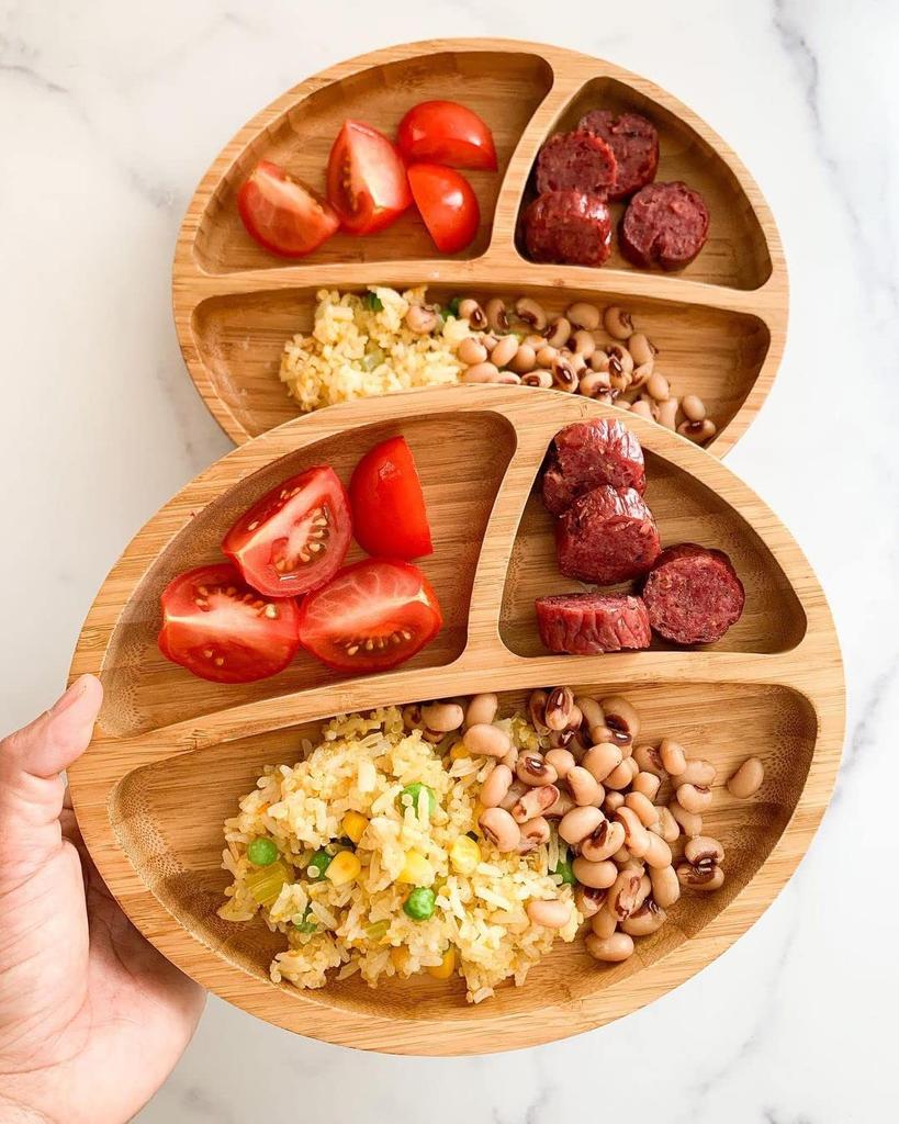 Smart Start Avanchy Baby Food Plate Wide with Suction Cup and Spoon Yellow 1 Piece Anti-spill (x 1)