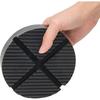 12.5cm Floor Slotted Car Rubber Jack Pad Frame Protector Guard Adapter Jacking Disk Pad Tool for Pinch Weld Side Lifting Disk