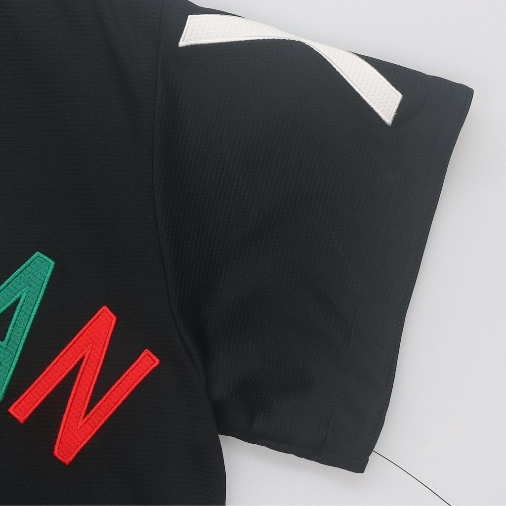 Jordan Logo Embroidered Single-Breasted Short Sleeve Shirt Women Tops Black DO4161-010