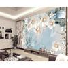 Photo Wallpaper 3d Flowers Wall Mural Modern Fashion Jewelry Flower Butterfly 3d Wallpaper