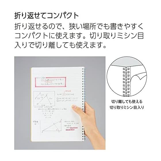KOKUYO Campus Soft Ring Notebook with Dots A-lined B5 3 Color Set S-S111ATX3CSET