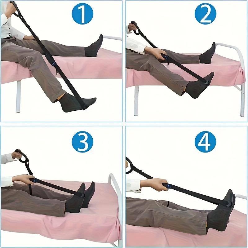 Leg Training Assistance Multi Use Leg Lifting Belt Nylon Elastic Leg Lift Strap Wear Resist Leg Train Strap Elderly Patients