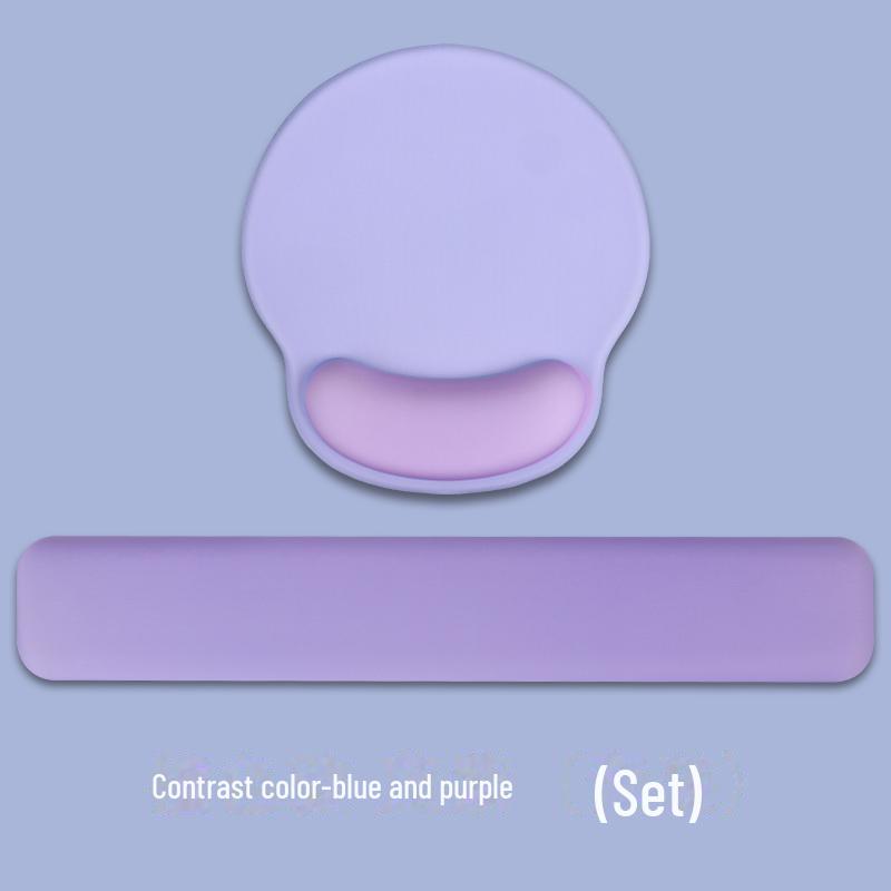 Ergonomic Memory Foam Mouse Pad and Keyboard Wrist Rest