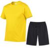 Herren Sommer Sport Freizeit Set: T-Shirt & Shorts für Fitness & Laufen