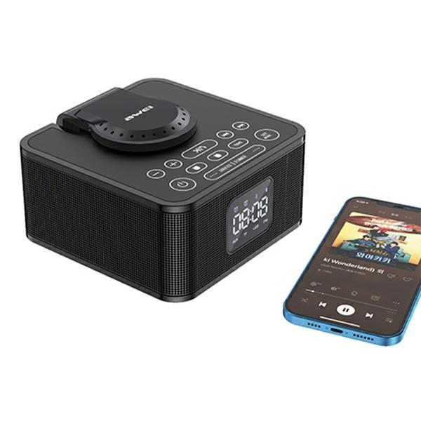 Awei Głośnik Bluetooth Y332 + Ład.indukcyjna Czarny/Black