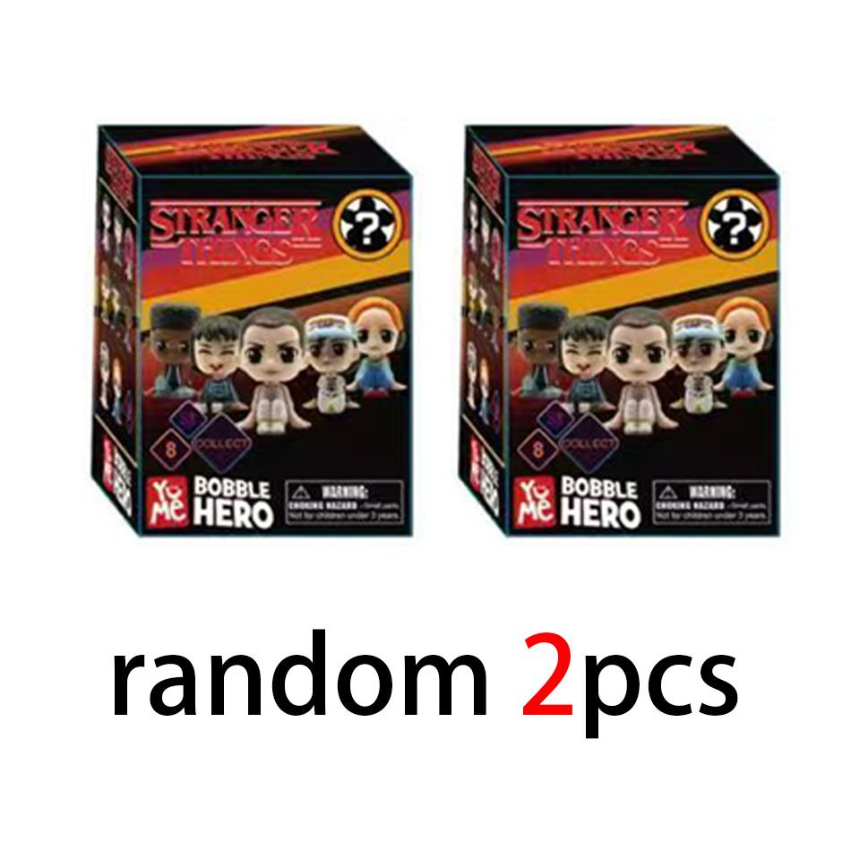 New 8 styles Stranger Keychain Eleven Dustin Barb steve Demogorgon Action  Figures Toys THINGS with box