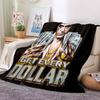 Scarface Classic Movie Print Flannel Blanket Soft Warm Throw For Sofa Bedroom Game Room Living Room Home Bedding Decor Gift