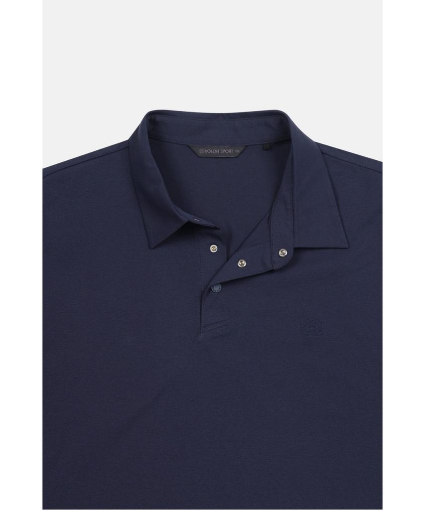 Koolongseupocheu Men'S Basic Polo Long Sleeve T-Shirt Tltbx26101Nay