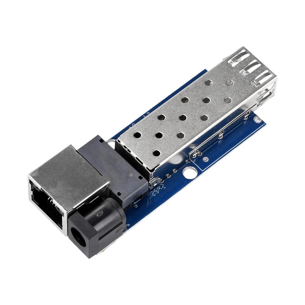 

Міні RPOE 1.25G Медіаконвертер Слот Модуль Трансивера SFP DC 5-12V 1 Слот SFP 1 RJ45 Ethernet Гігабітний Оптичний Трансивер