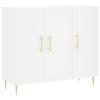 VidaXL Buffet blanc 90x34x80 cm bois d'ingénierie 828092