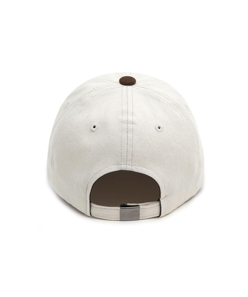 Donpogesmi Dfm Two-Tone Short-Brimmed Brown Ball Cap