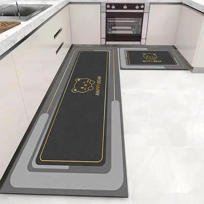 Tappetino da cucina Camera da letto Soggiorno Lungo Comodino Tappeto Corridoio Morbido tappeto lavabile Tappetino antiscivolo per ingresso bagno