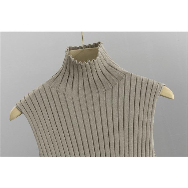 Outono e inverno feminino plus size temperamento preguiçoso tricô terno sem mangas colete suéter cardigan calça terno